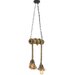 Candelabru Retro Rope 2, 2 surse de iluminare