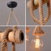 Candelabru Retro Rope 2, 2 surse de iluminare